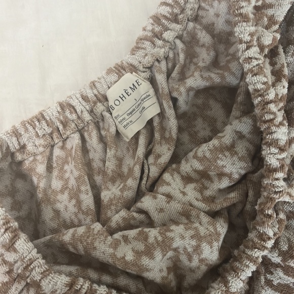 Boheme Goods Terry Cloth skirt size 3 - Picture 2 of 2